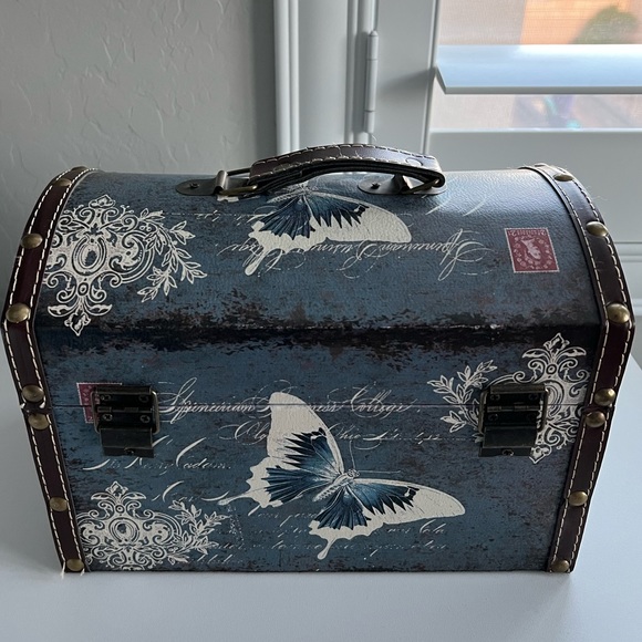 Wooden Jewelry Trinket Decorative Small Storage Box - Picture 3 of 8